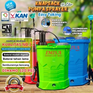 SPRAYER IMISA 16 LITER MANUAL + ELEKTRIK